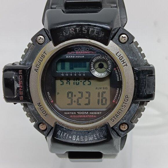 Casio Forester FTS-100 Mens 46 mm Twin Sensor Alti/Barometer Multifunction Watch - Picture 3 of 11